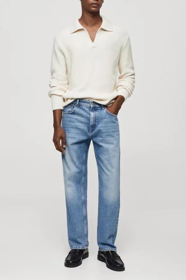 Regular Fit Dark Wash Jeans