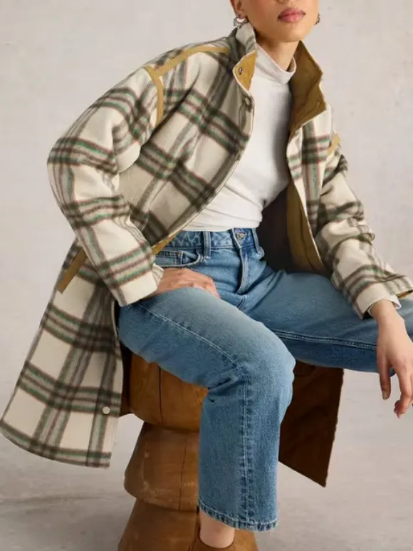 Reversible Check Coat