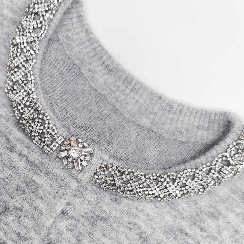 Grey Melange Cardigan