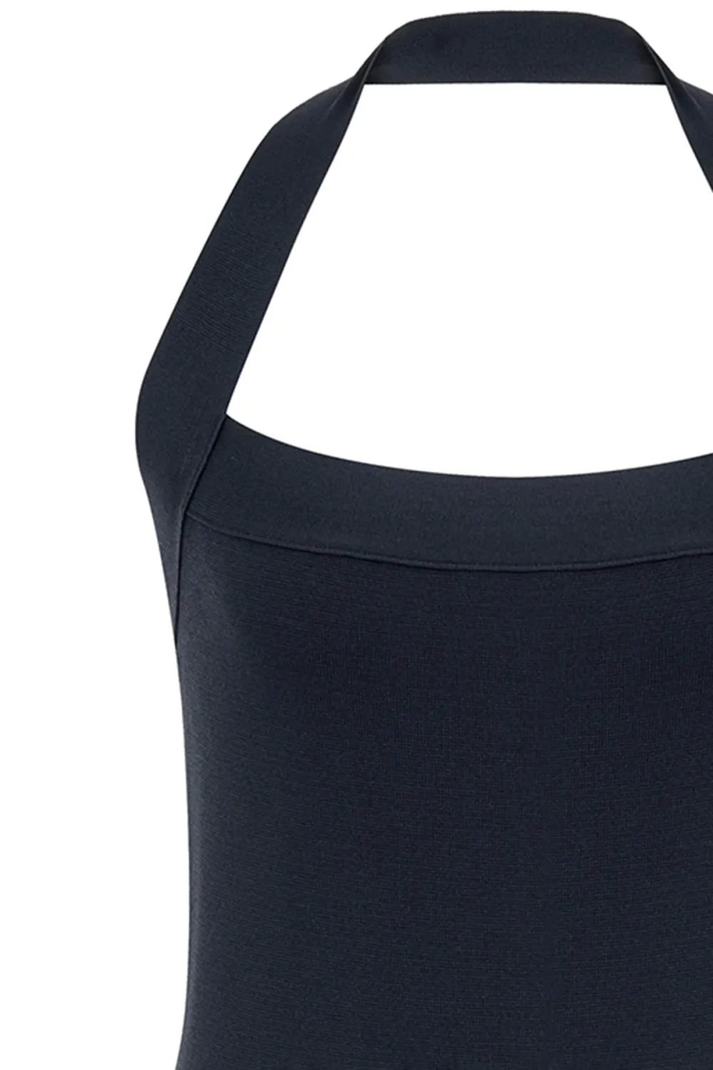 Halter Mini Dress-Black
