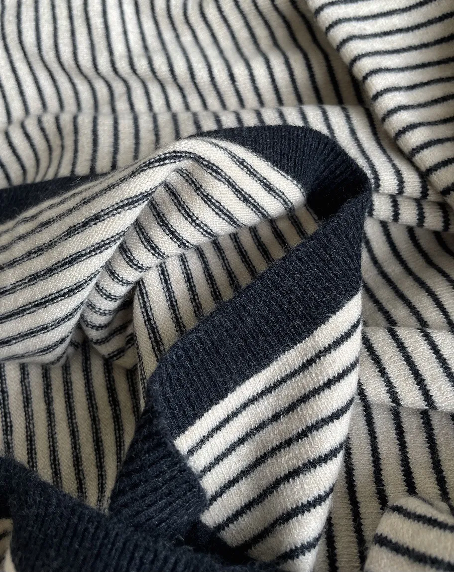 Retro Loose Striped Knitted Sweater