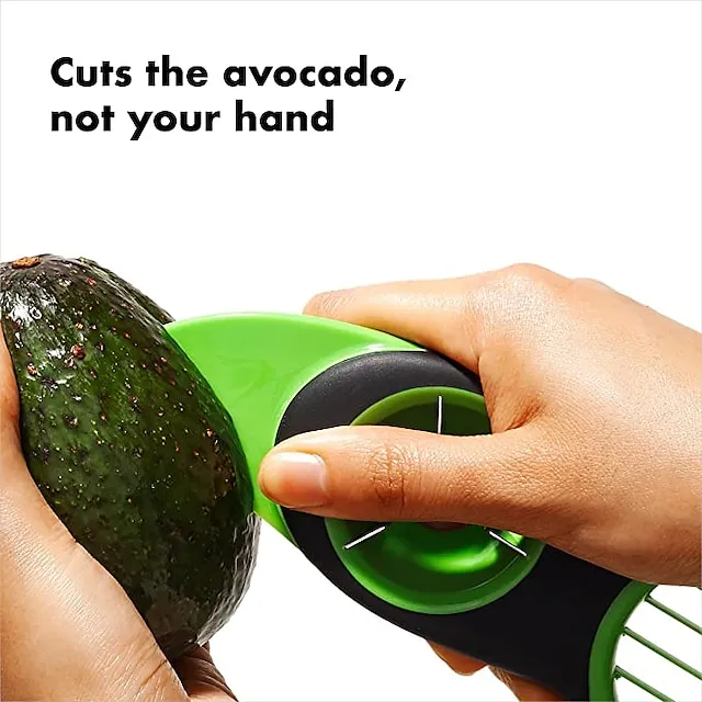 Three-In-One Avocado Knife Multi-Purpose Avocado Slicer