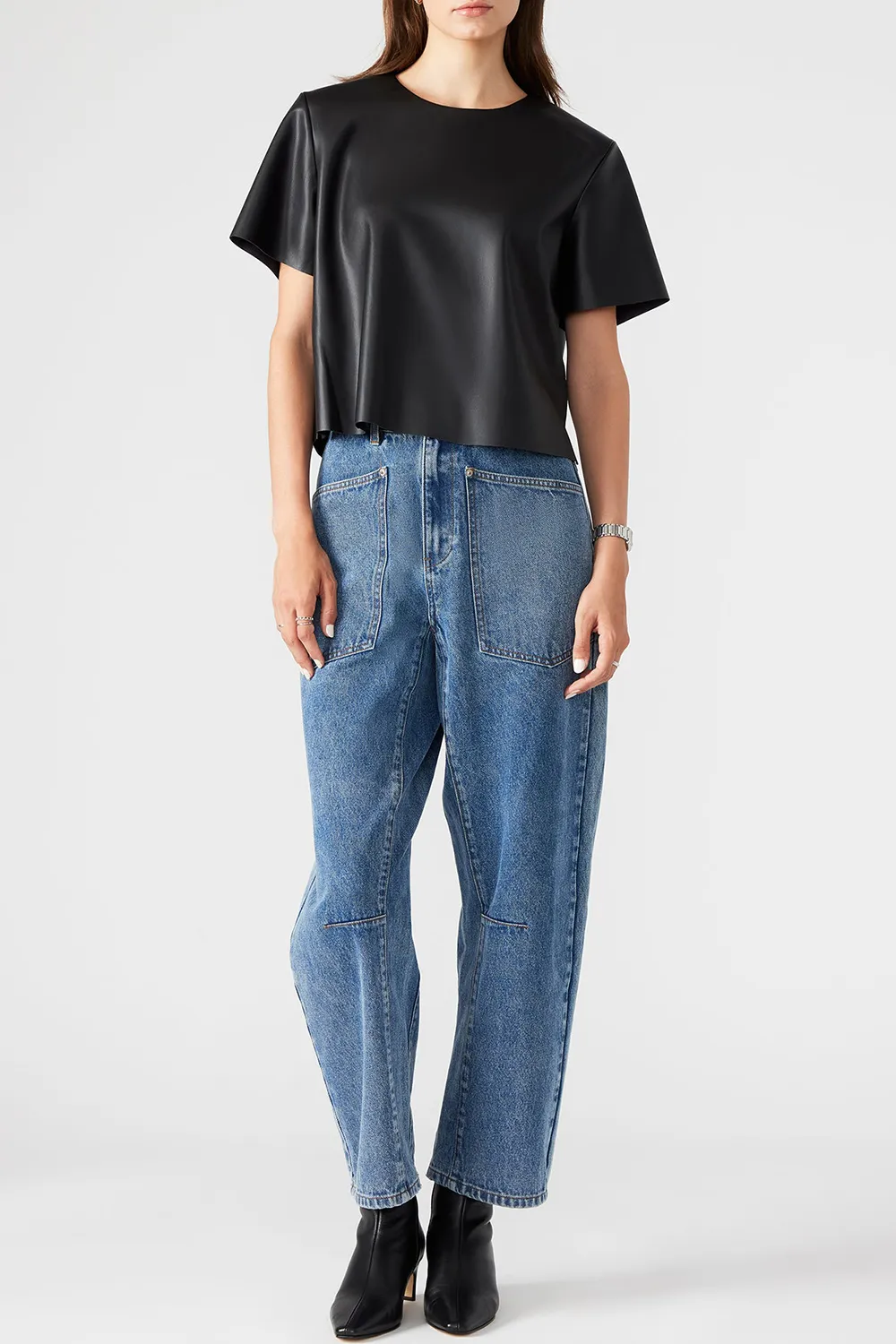 SHORT TOP BLACK
