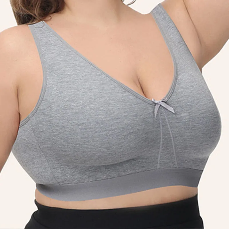 Seamless Cotton Wireless Bra