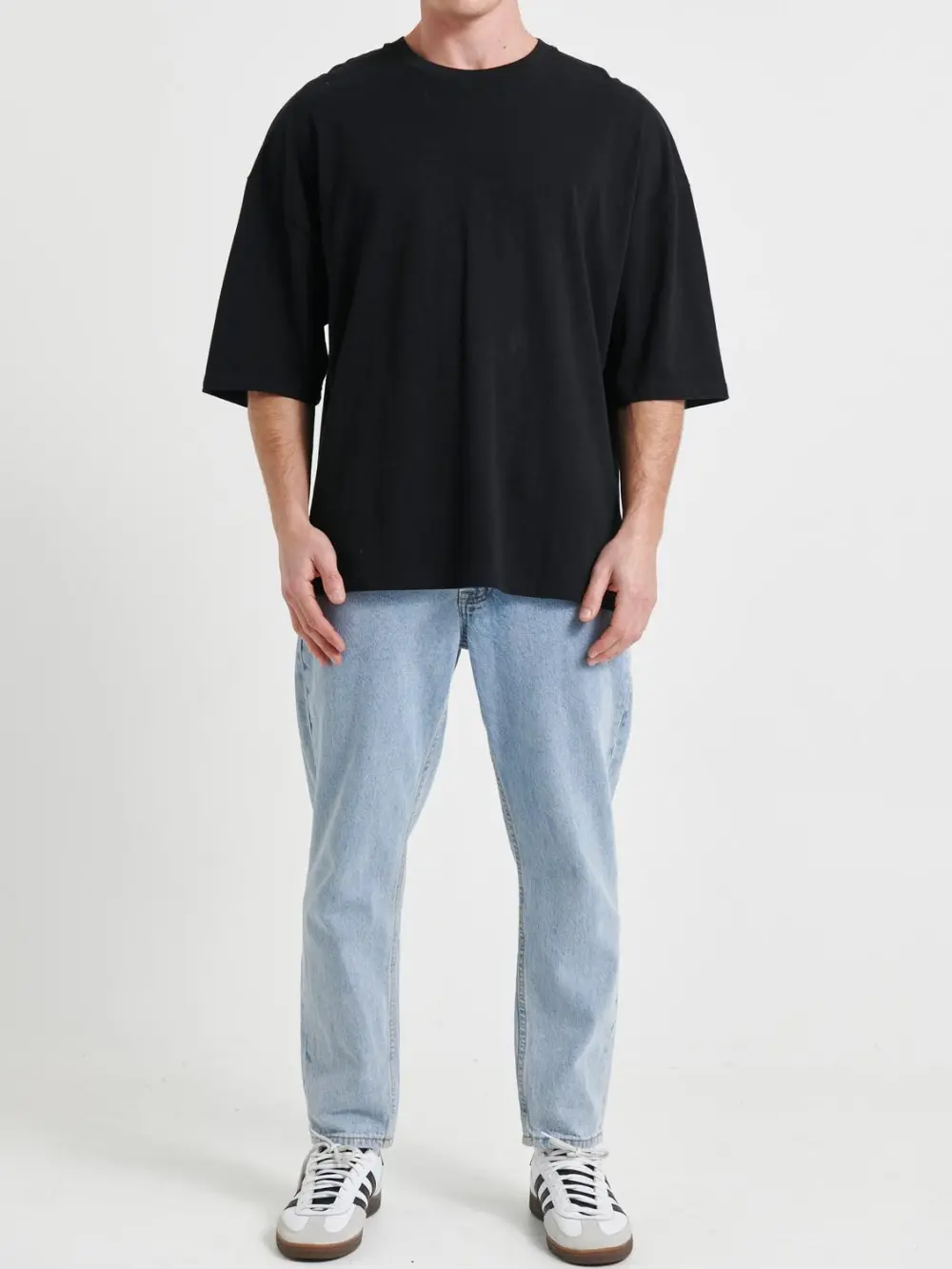 Simple And Soft Daily Comfortable Light Blue Denim