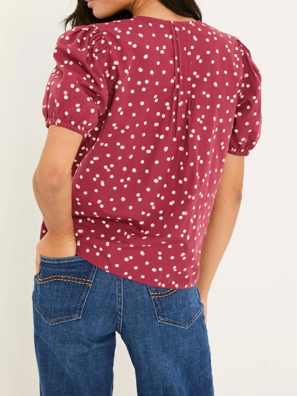 Burgundy Red Savannah Blouse