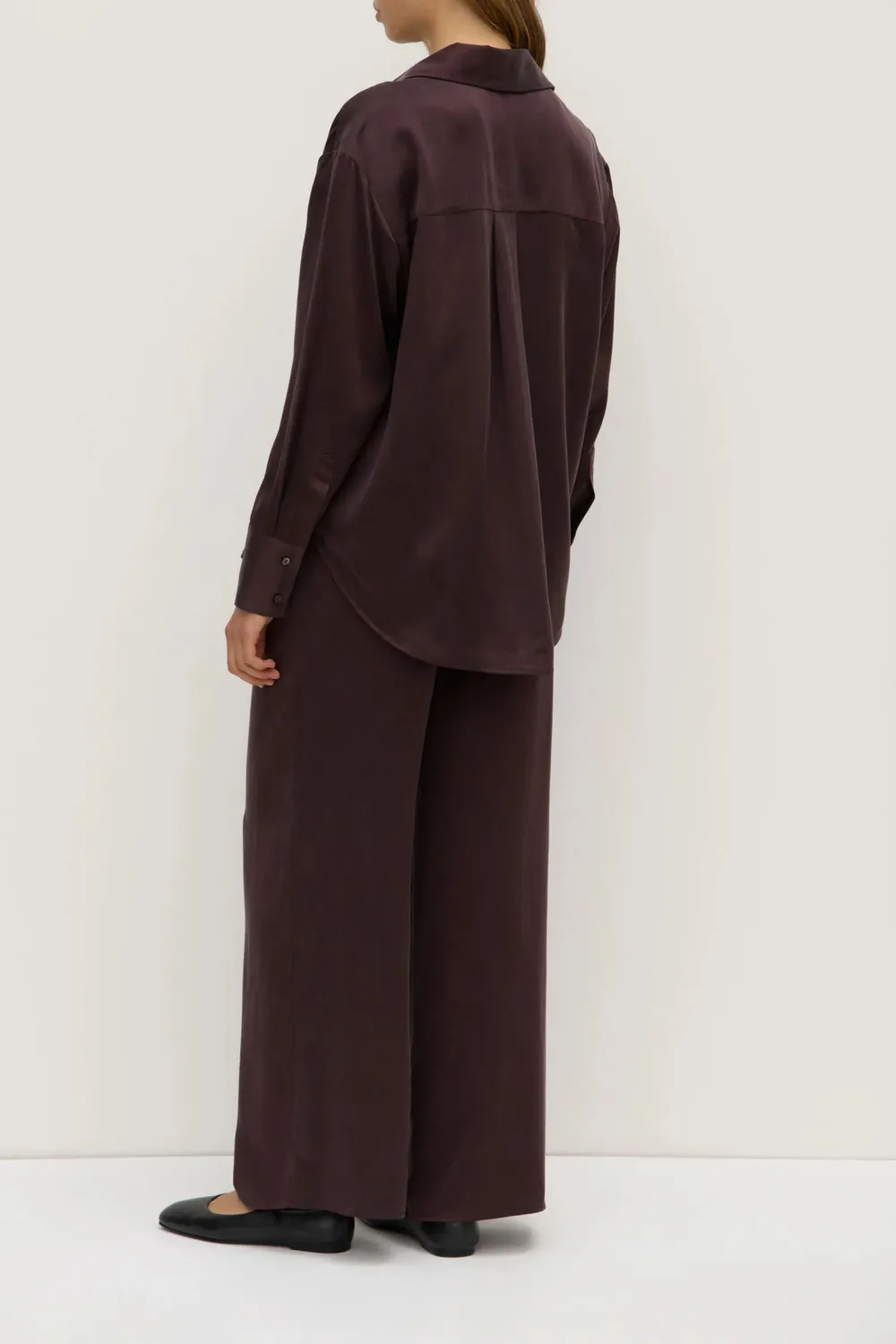 Oversized Silk Shirt