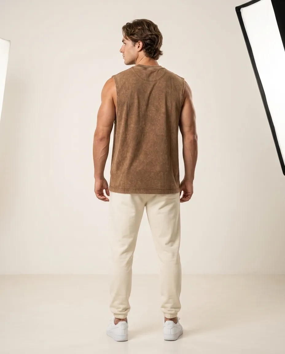 Retro Wash Sleeveless Tank