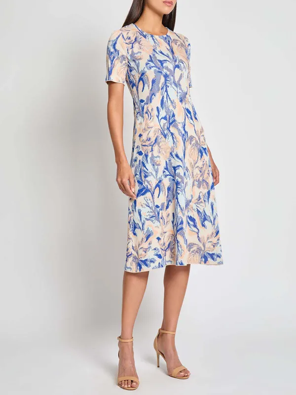Anti Wrinkle Short Sleeved Dress