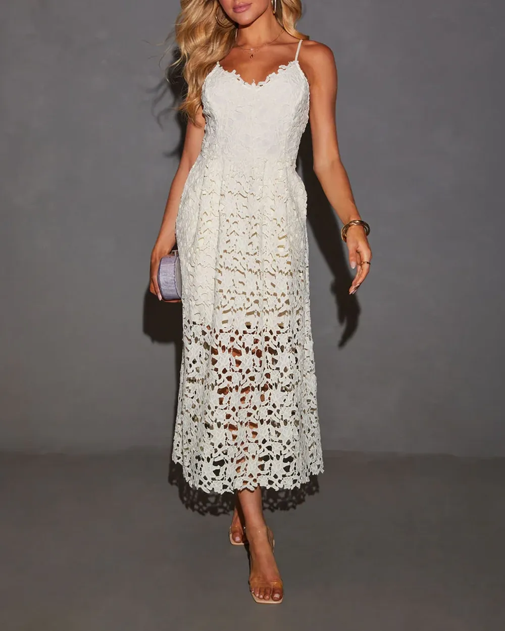 Lace Midi Dress