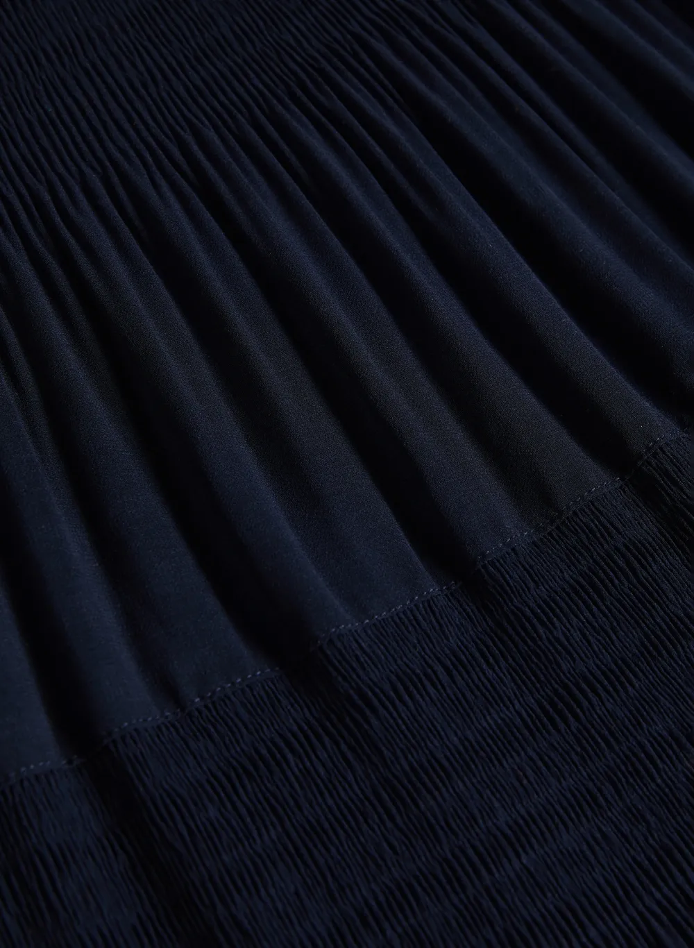 Tulle Pleated Maxi Skirt