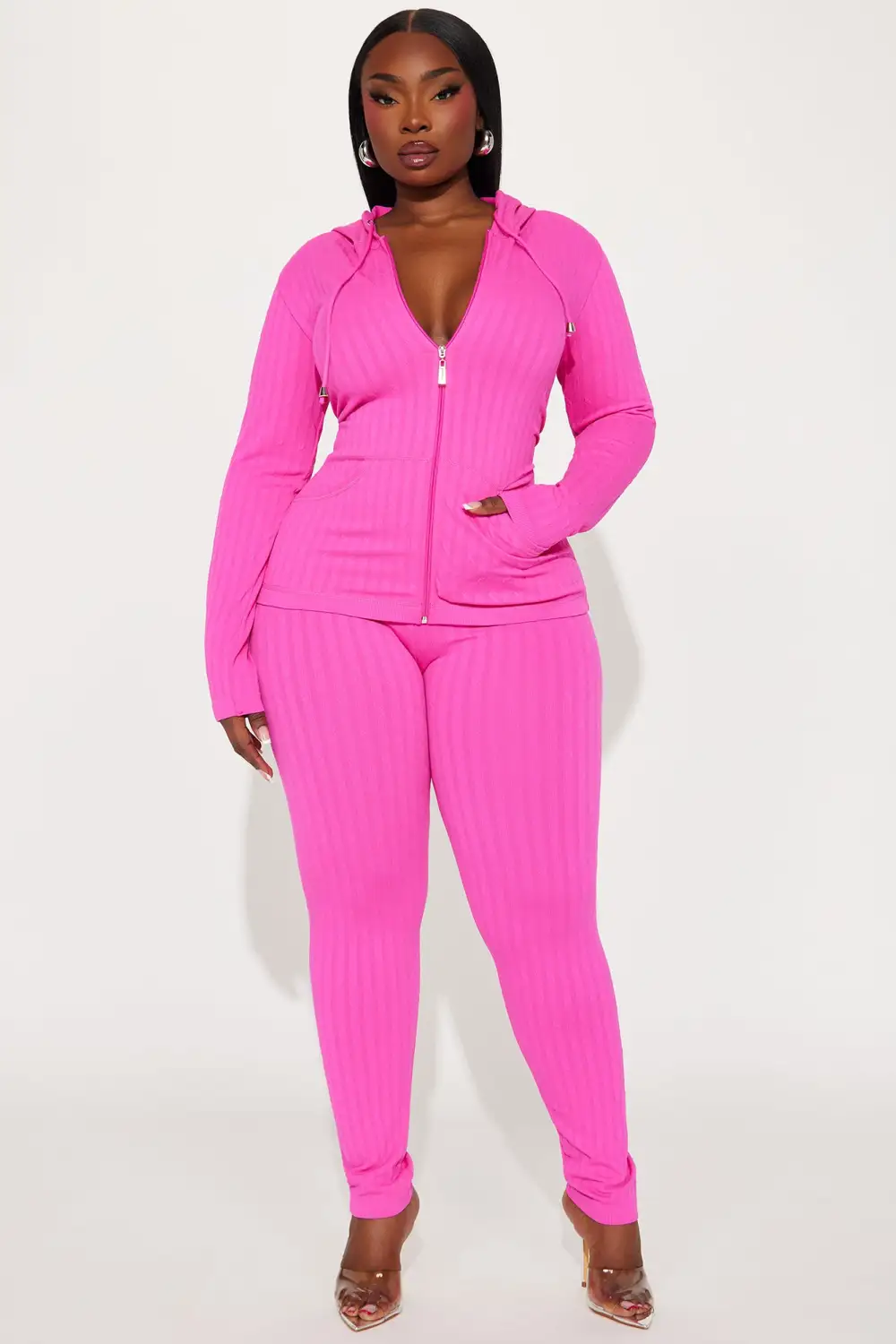 Believe It Seamless Legging Set - Hot Pink