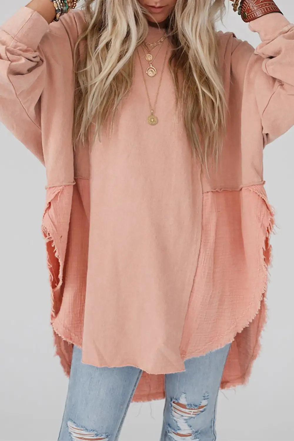 Crinkle Texture Blouse