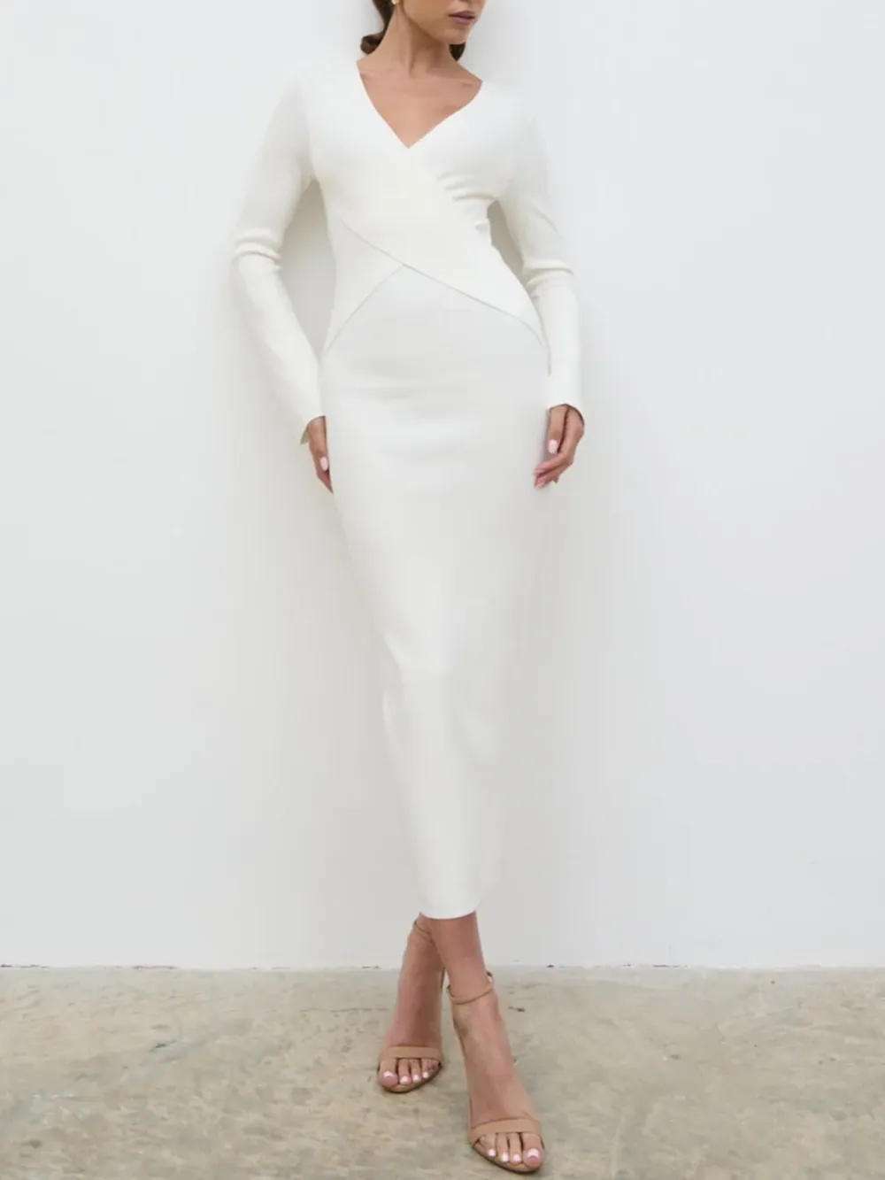 Wrap Midi Dress