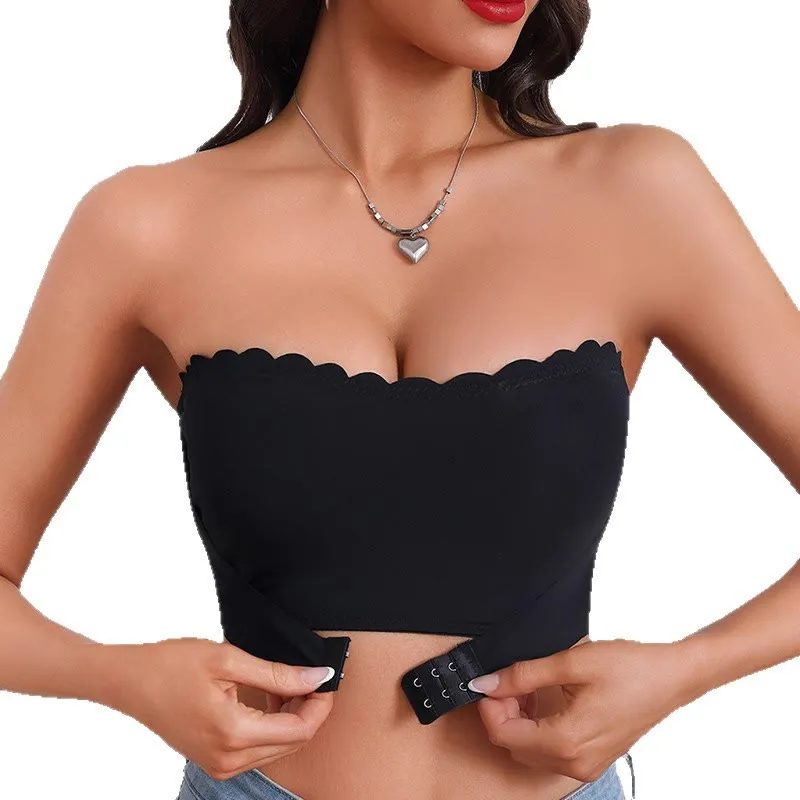 Strapless Front Closure Bra Full Coverage Push Bra