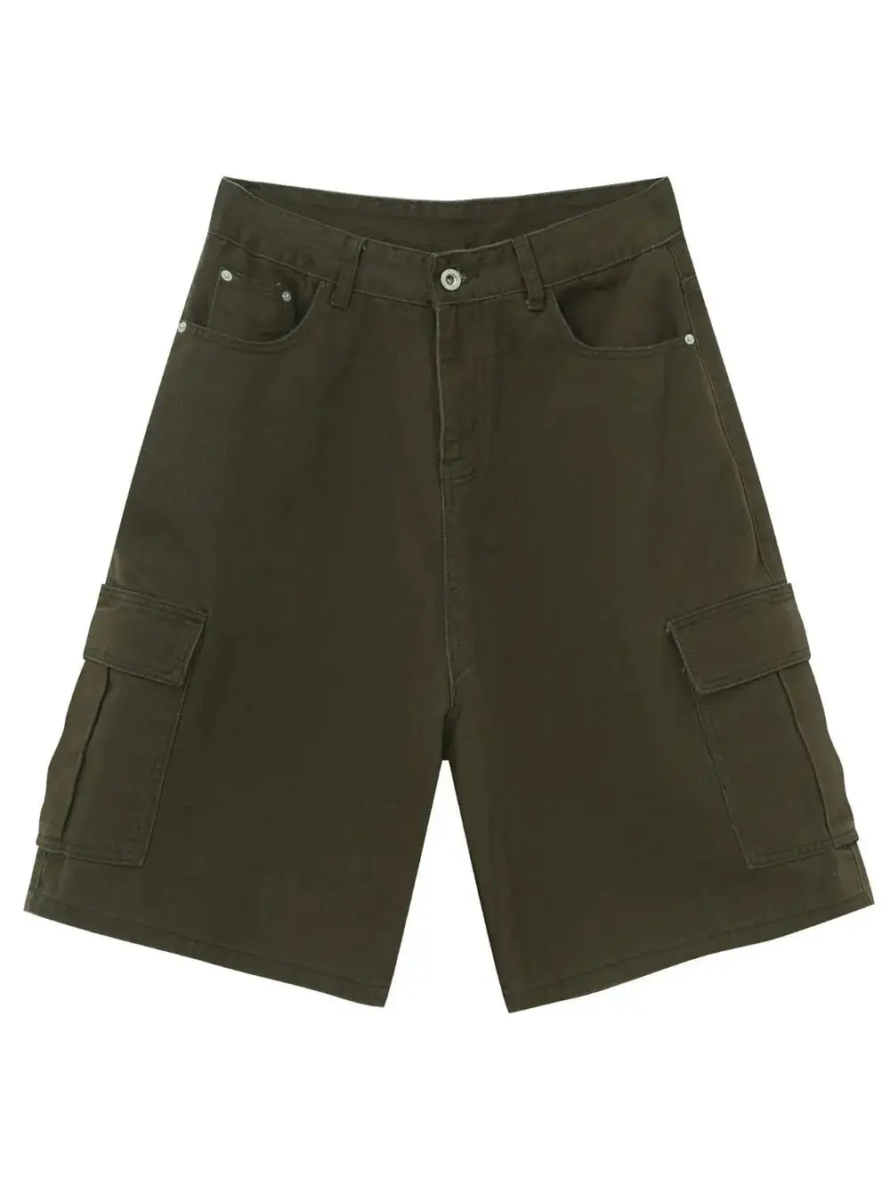 Modern Utility Cotton Blend Casual Shorts