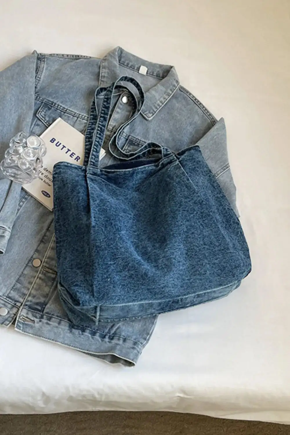 Denim Tote Bag