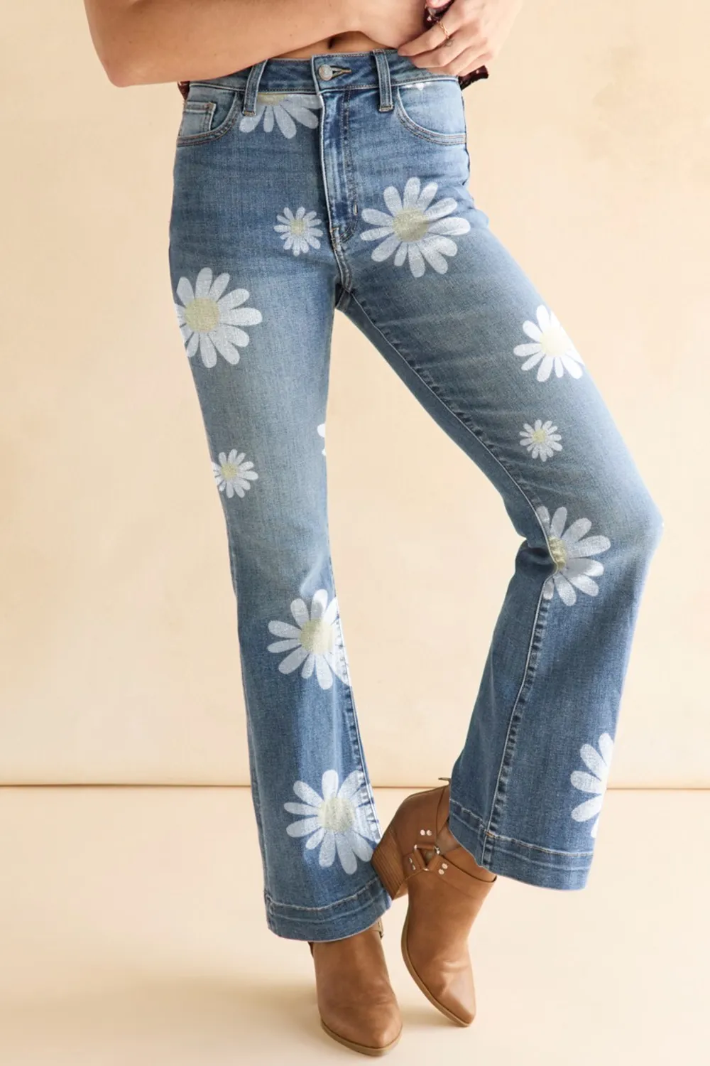 Irene High Rise Flare Jeans