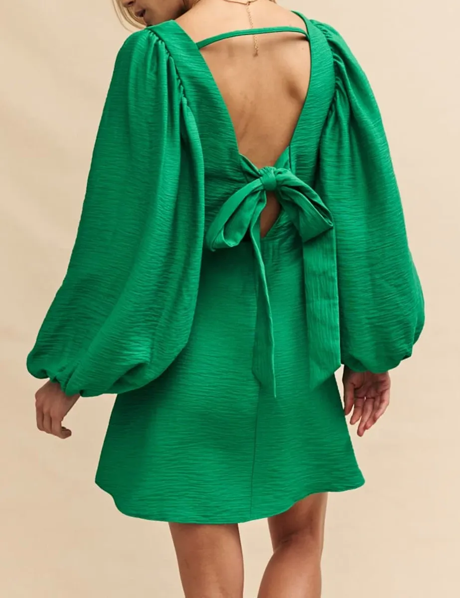 Emerald Green Zendaya Mini Dress