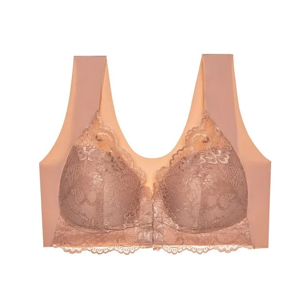 Lace Plain Casual Bra & Bralette