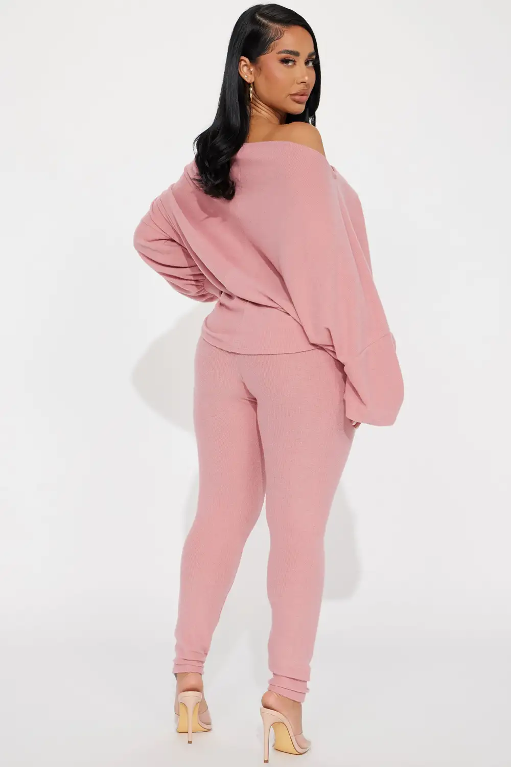 Comfy Mood Legging Set - Mauve