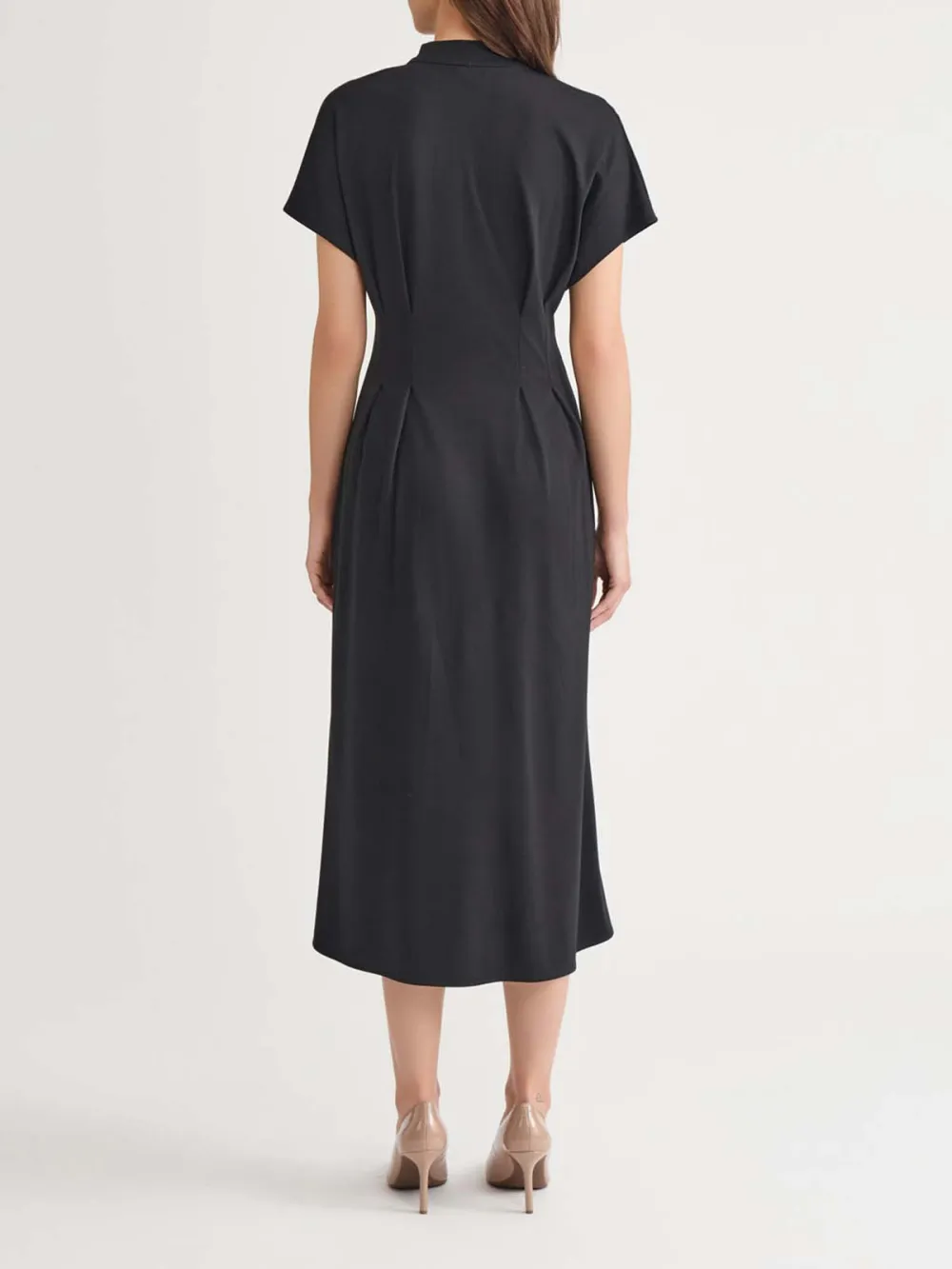 Cotton Waist Cinching Dress