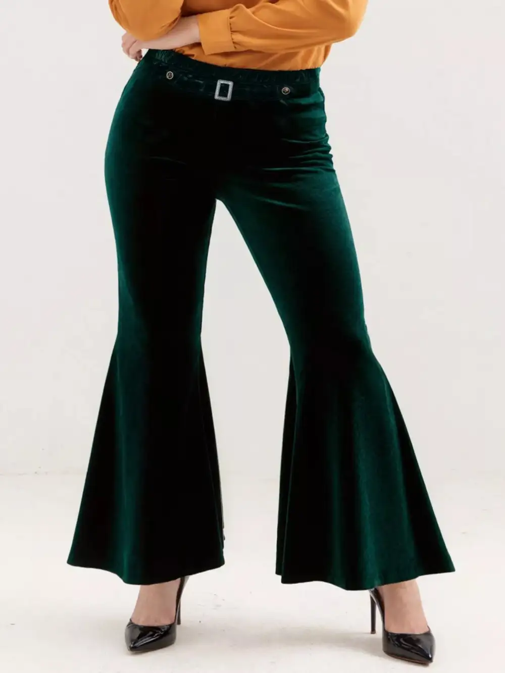 Velvet Flared Pants