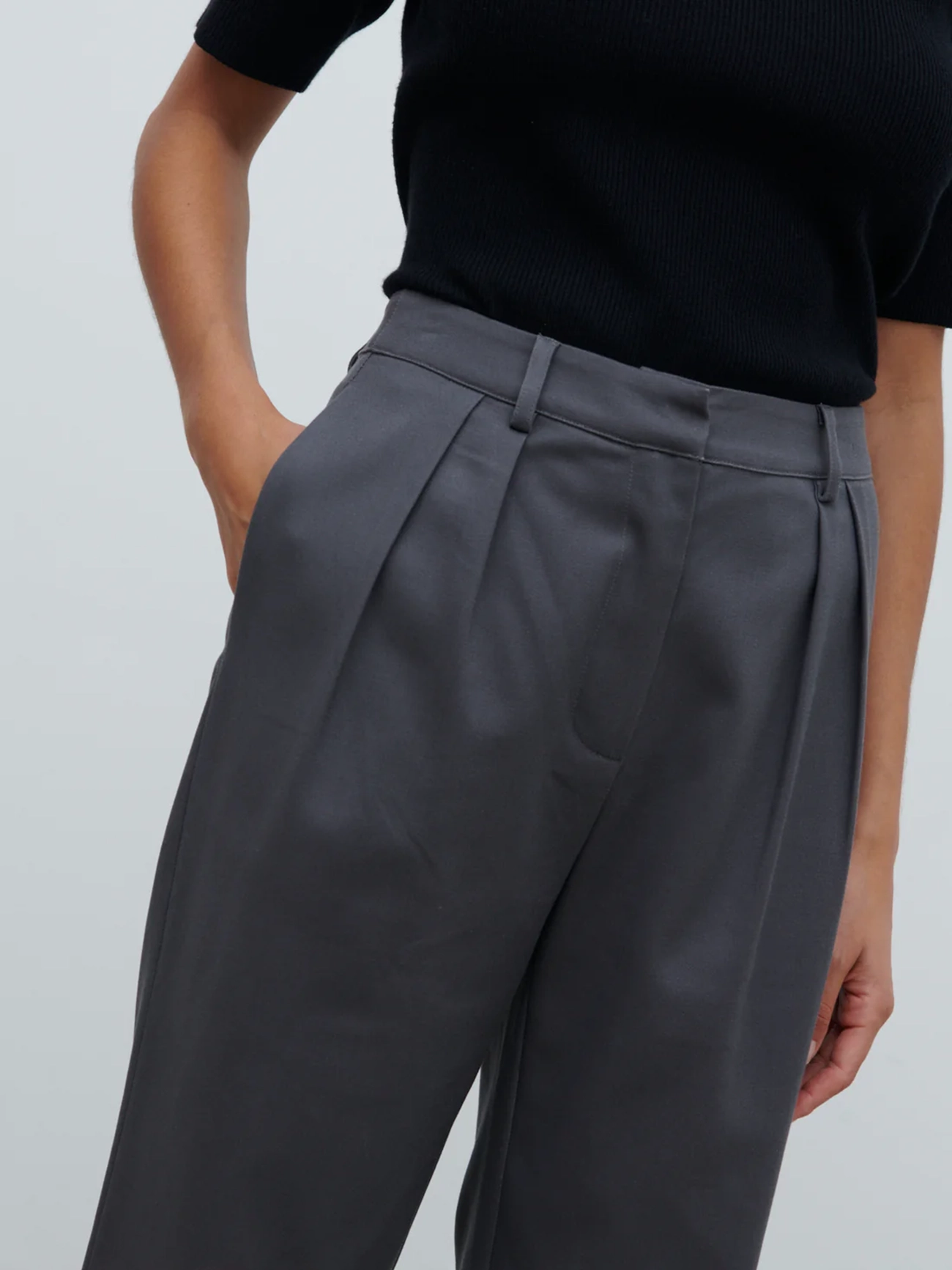 Front Pleat Trousers