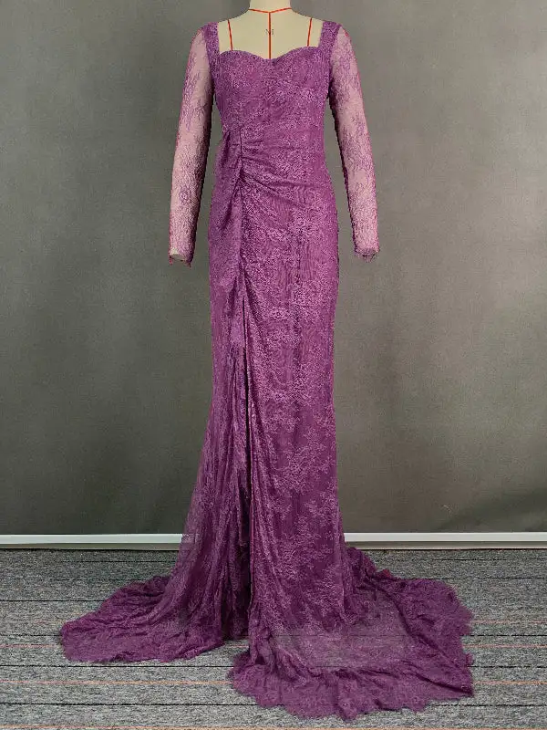 Mermaid Long Neck Maxi Dress