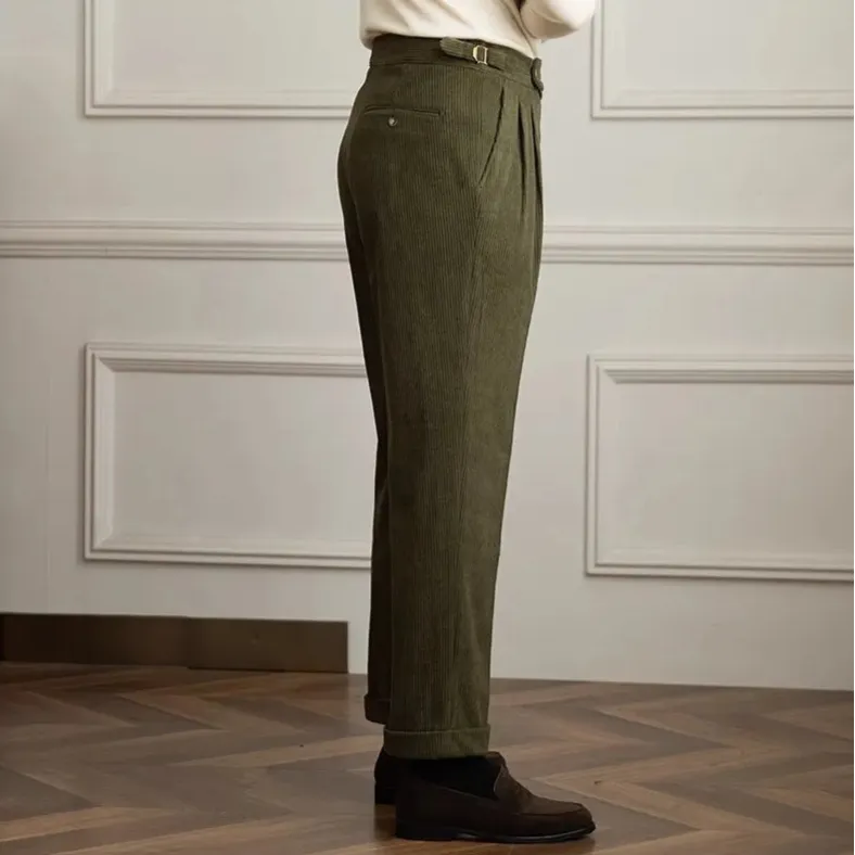 Men's Relaxed Corduroy Casual Trousers