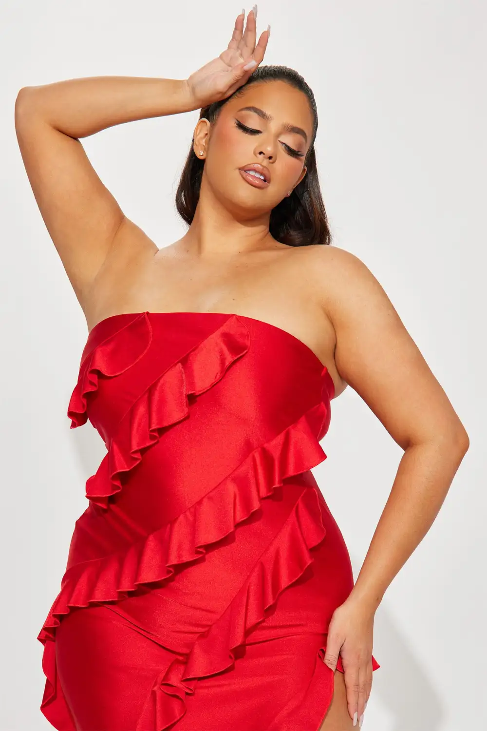 Your Only Concern Maxi Dress - Red
