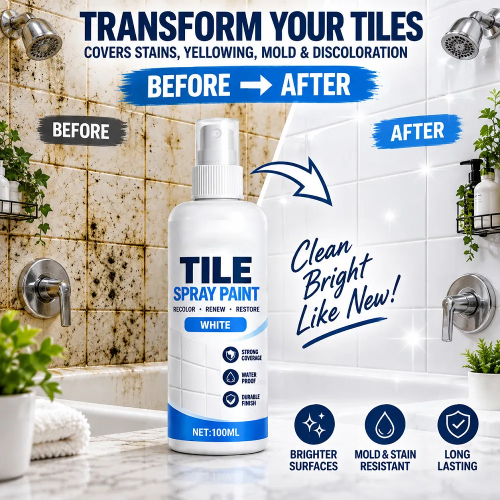 Tile Renewal Spray Paint | 100ml 3 Colors
