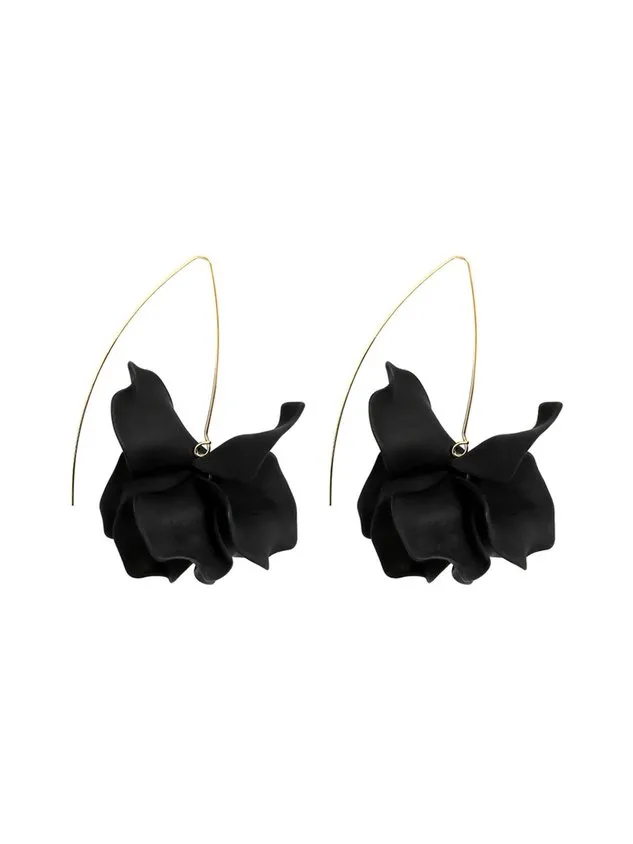 Women's Long Flower Earrings