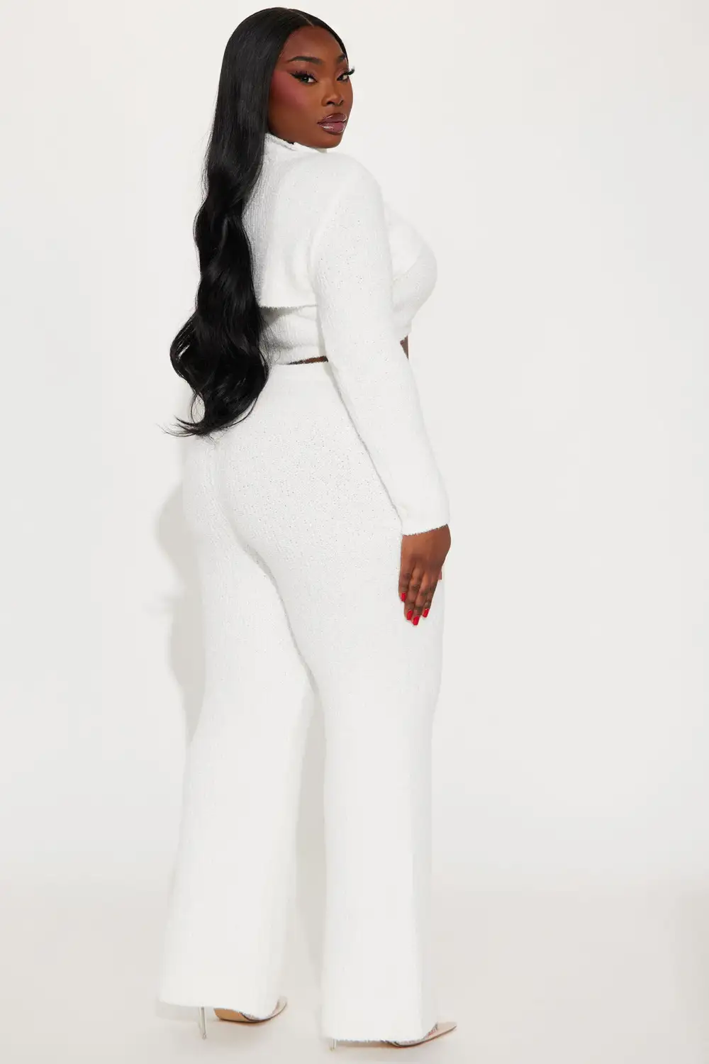 Feeling Cozy 3 Piece Pant Set - White