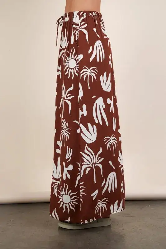 Printed Resort Midi So Skirt