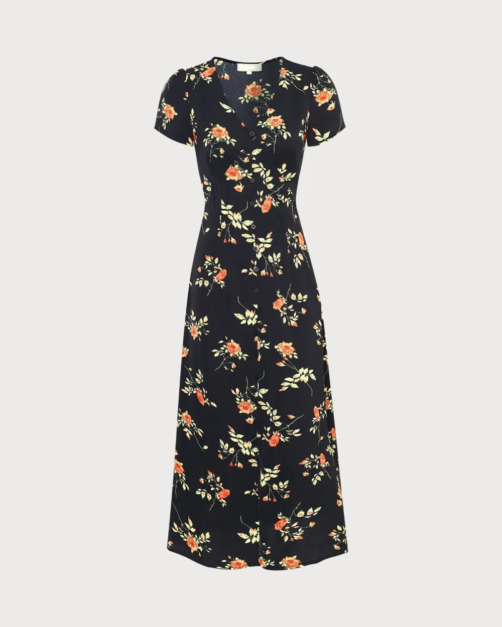 Short Sleeve Black Dress