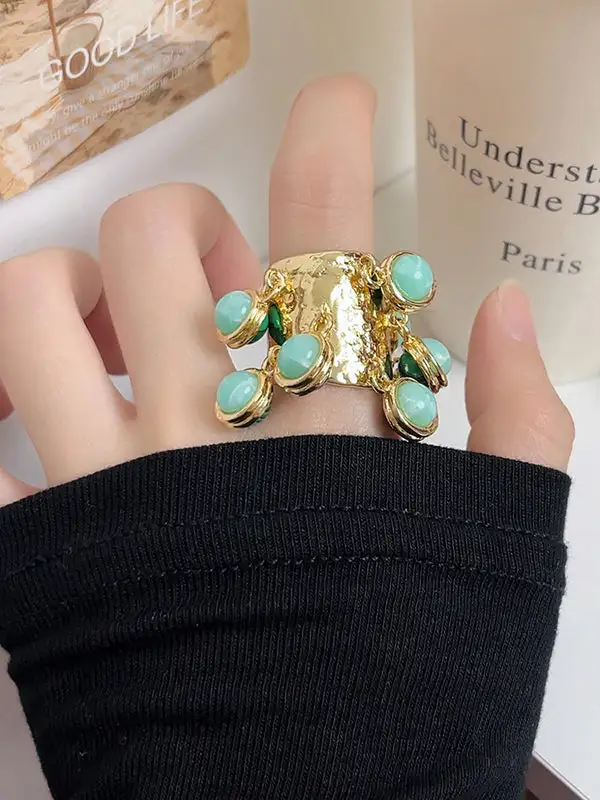 Geometric Alloy Vintage Ring
