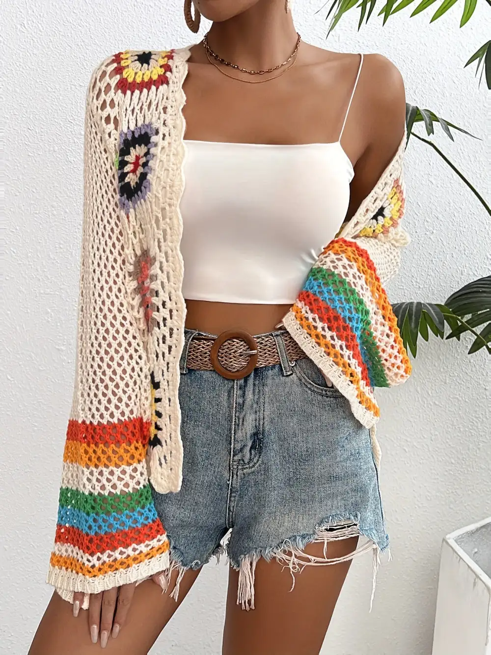 Long Sleeve Crochet Cardigan: Cozy Comfort (Open Front, Spring & Fall)