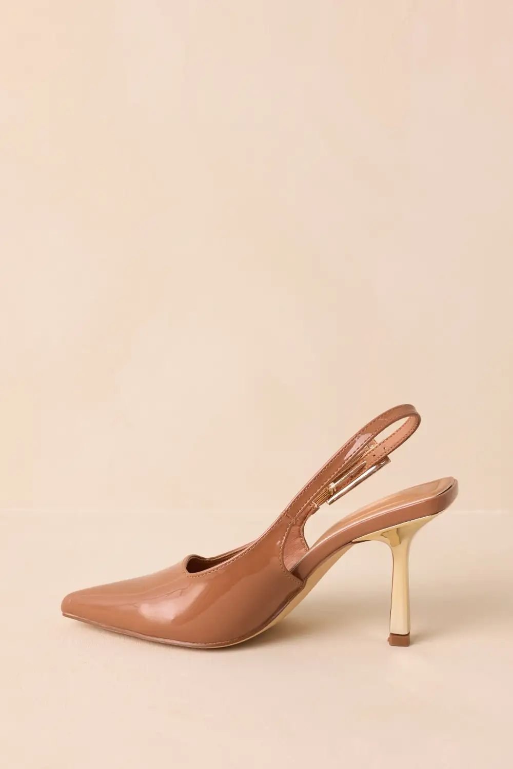 Modern Slingback Pointed Toe Heels