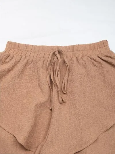 Tied Layered Shorts