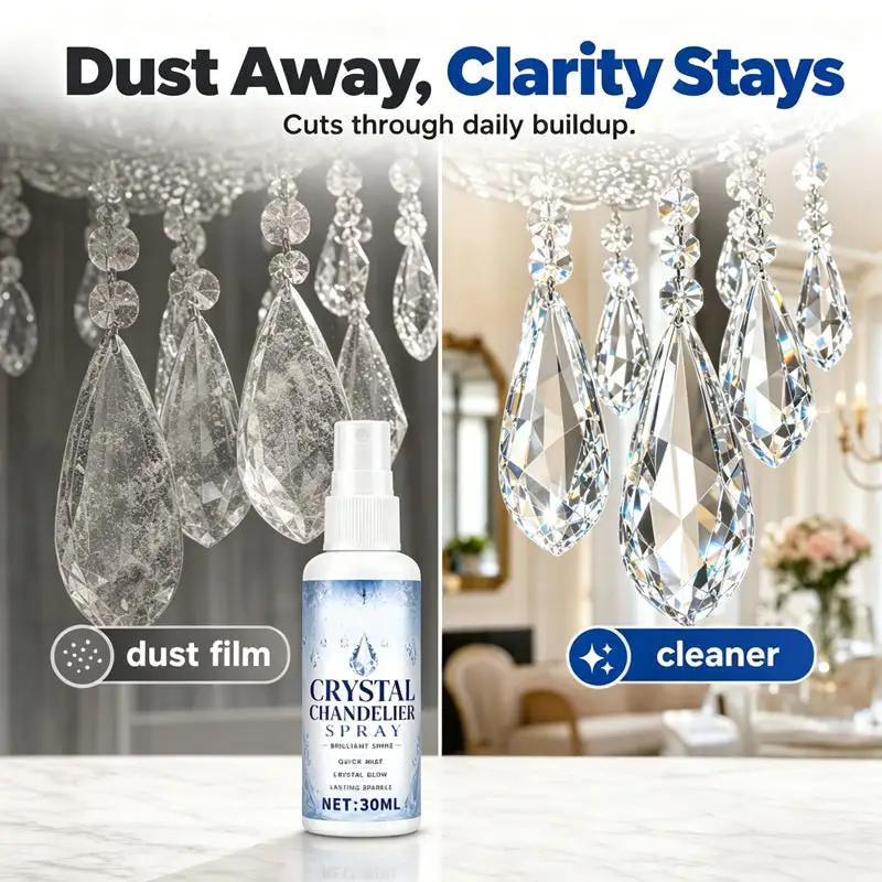 ✨ Crystal Chandelier Cleaner | Easy Shine Care