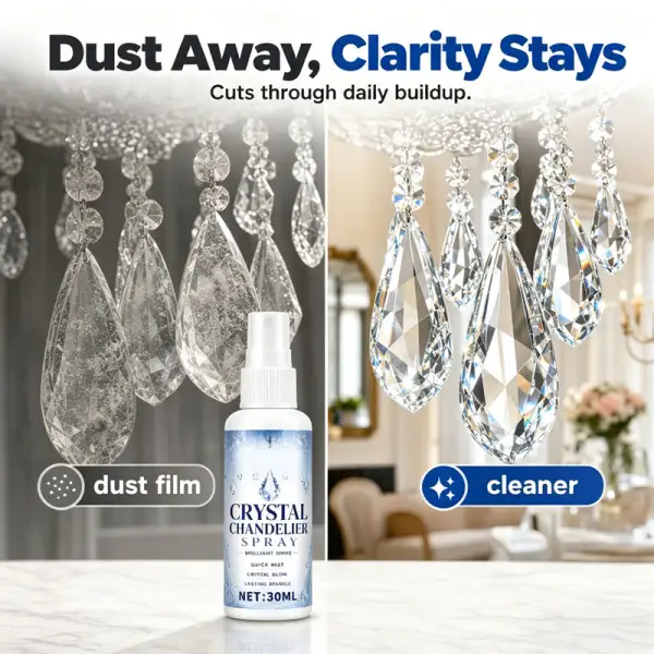✨ Crystal Chandelier Cleaner | Easy Shine Care