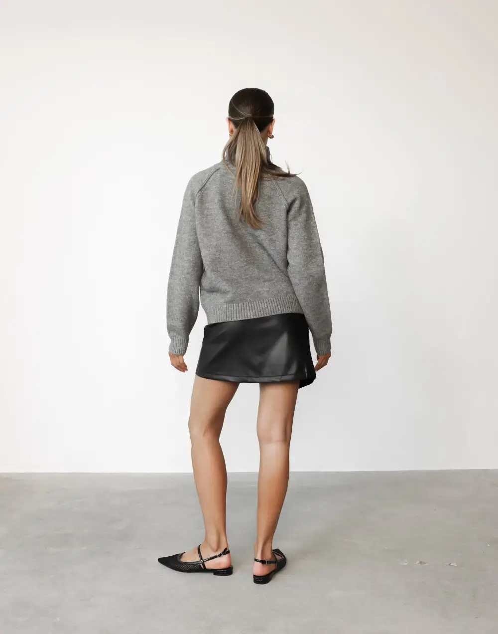 Nathalia Knit Jumper (Slate)