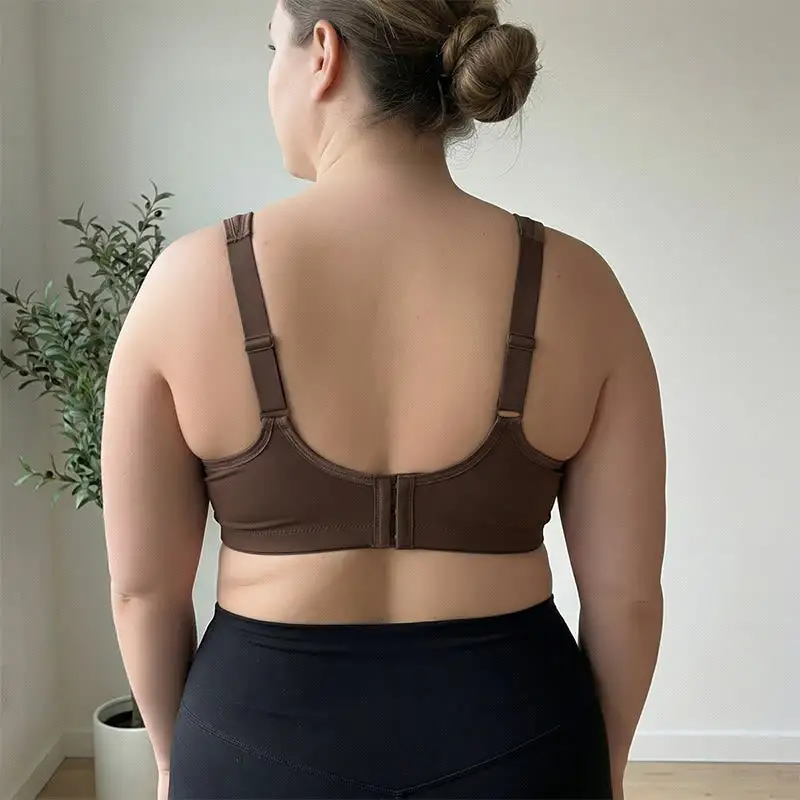 Scoop Neck Wide Strap Wireless Bra