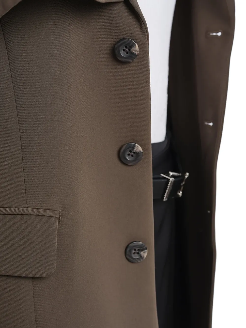 Asymmetric Cut - Out Blazer Jacket