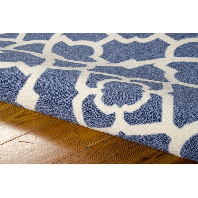 Ariene Navy Blue Indoor/Outdoor Rug