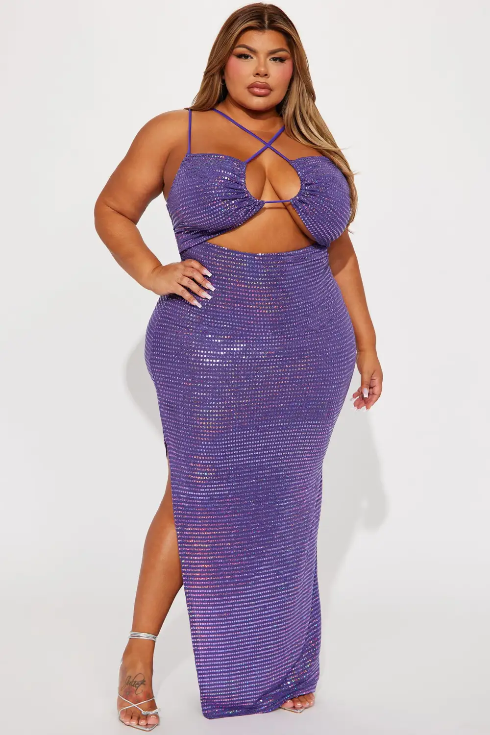 Tesoro Maxi Dress - Purple