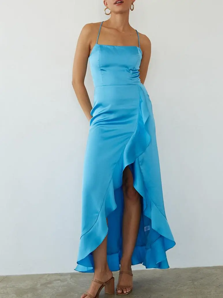 Floral Ruffle Maxi Dress