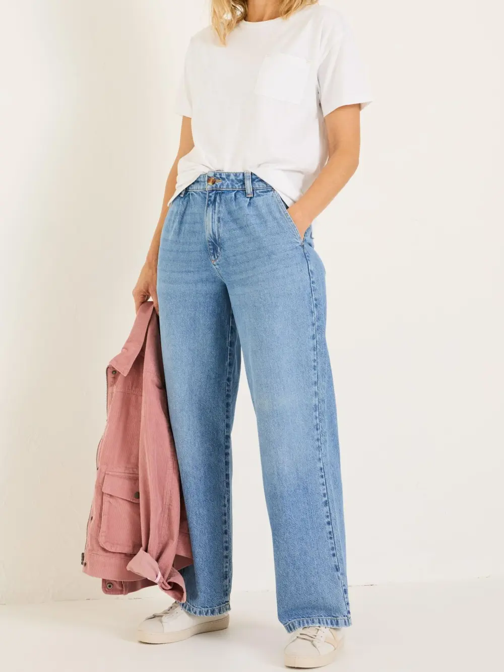 Ginger Denim Vintage Wide Leg Jeans