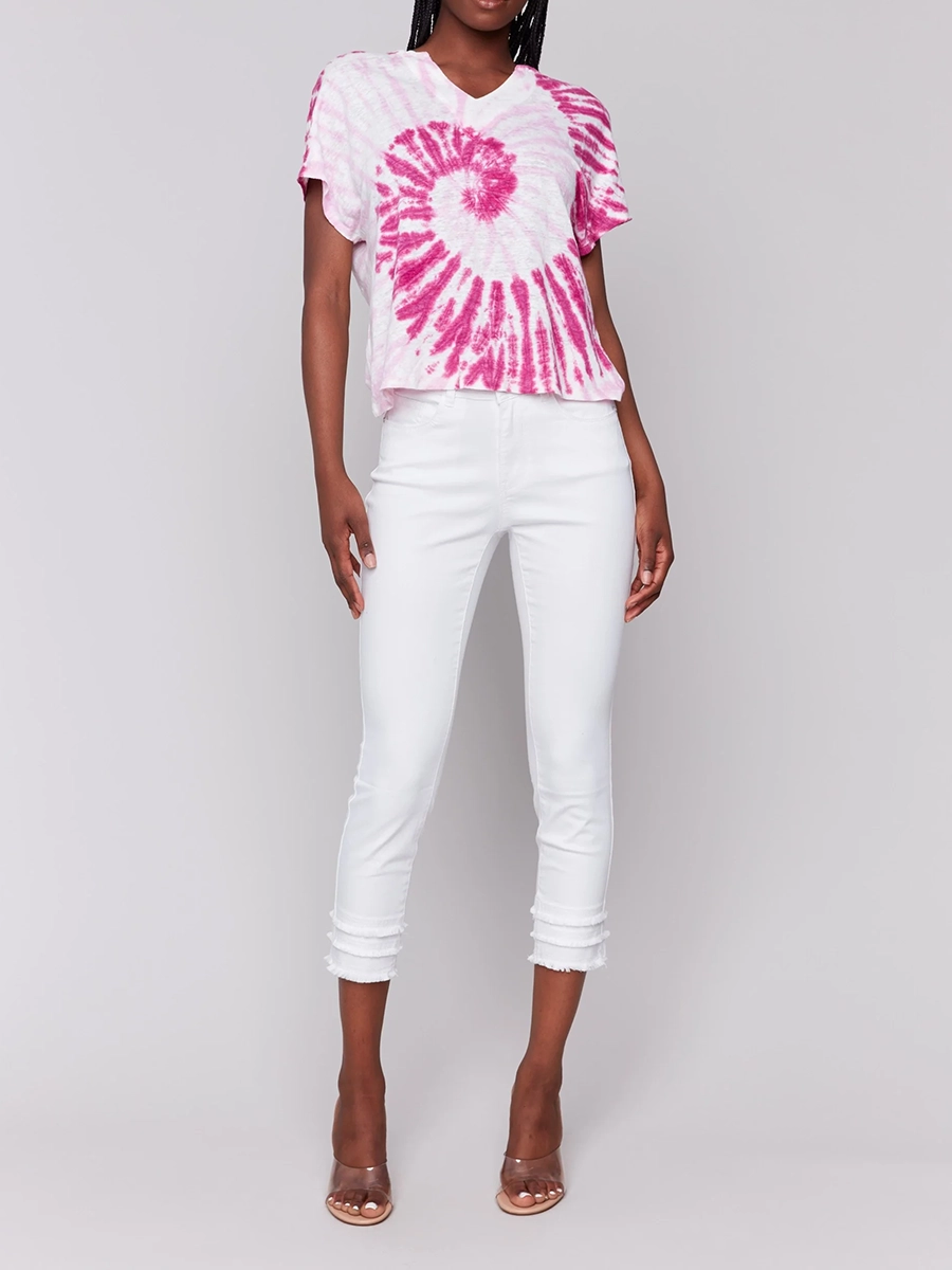 Casual Holiday Fashion V-Neck Linen Short Sleeve